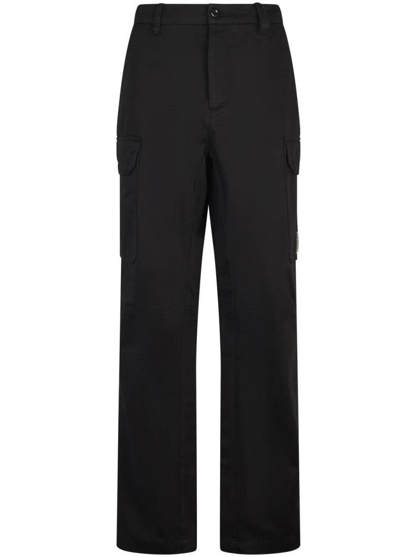 C.P. Company Relaxed Fit Black Cargo Pants