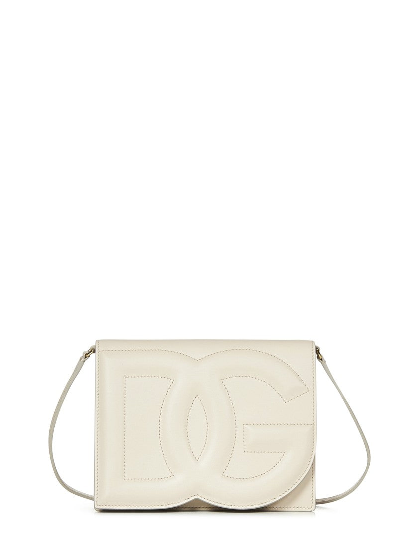 Dolce & Gabbana White Shoulder Bag