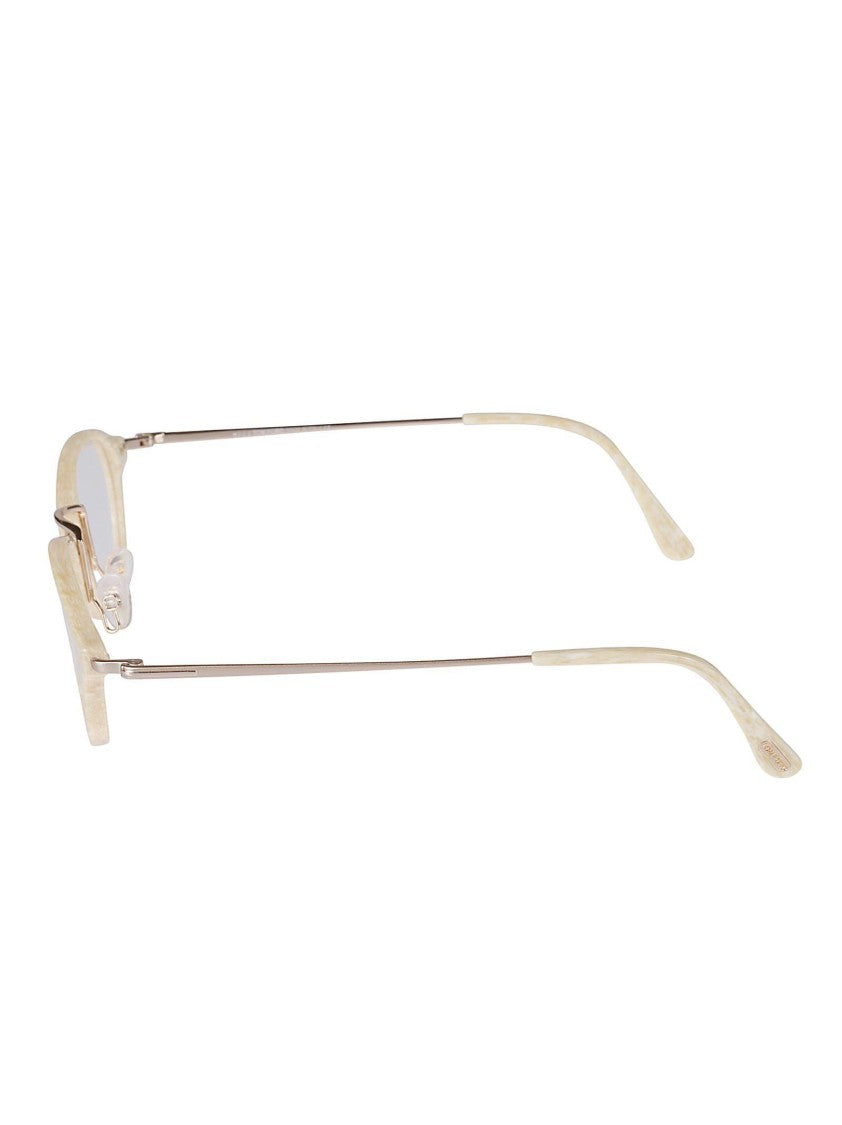 Tom Ford Ft5321 47060 Slim Metal Frame Oval Eyeglasses