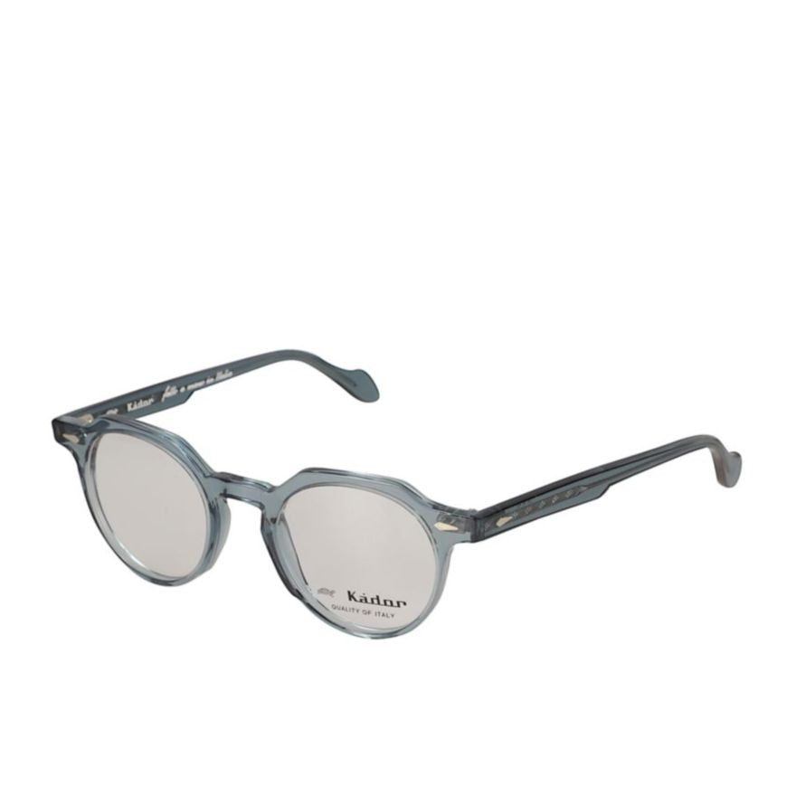 Kador Amadeus Translucent Grey Eyeglasses With Rounded Lenses