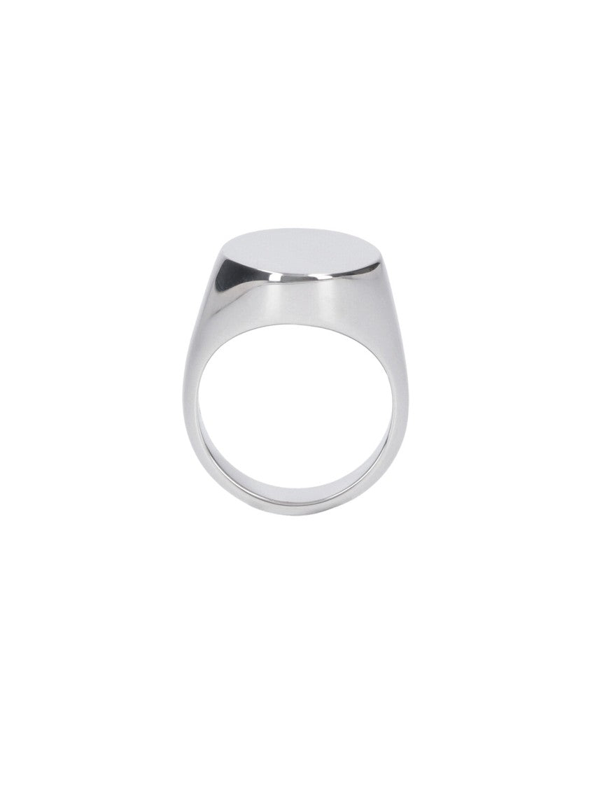 Maison Margiela Silver Oval Silver Ring