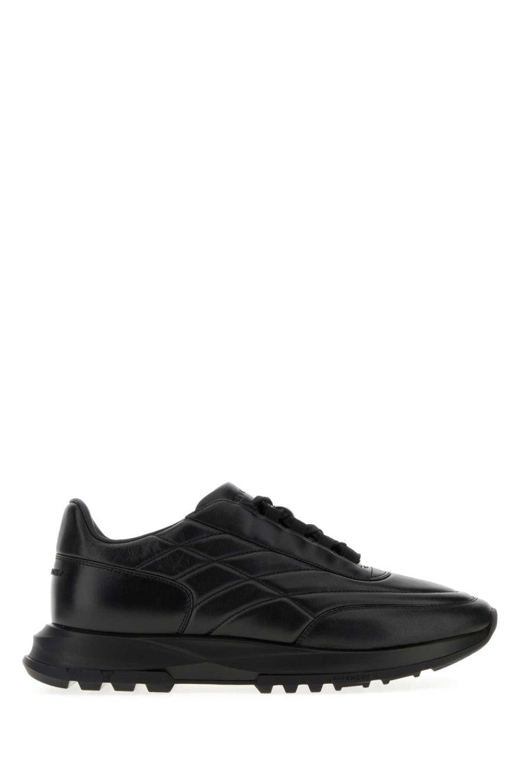 Givenchy Black Leather Trainers Sneakers