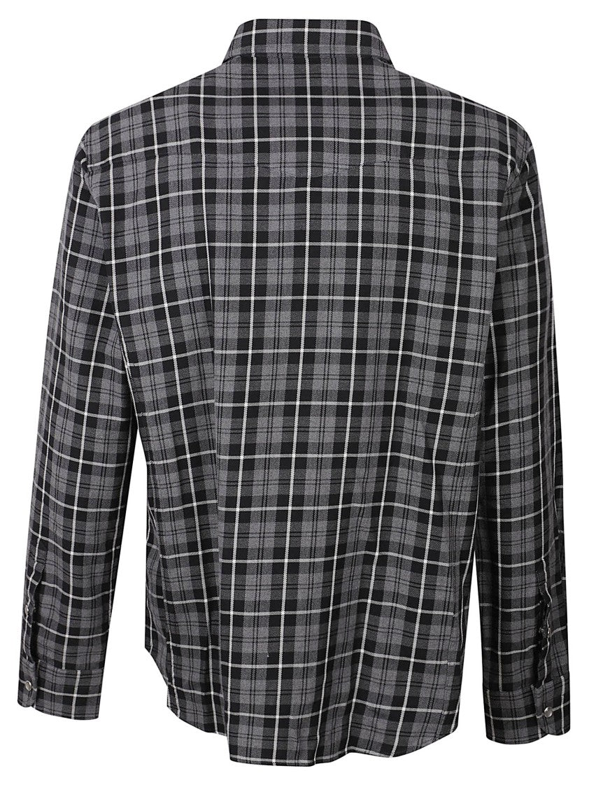 Tom Ford Plaid Pearl-Button Flannel Shirt