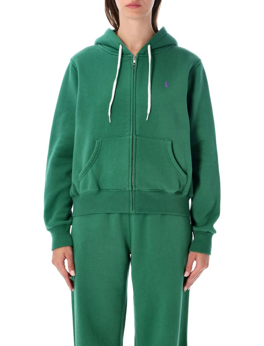Polo Ralph Lauren Essential Zip-Up Hoodie With Logo Detail
