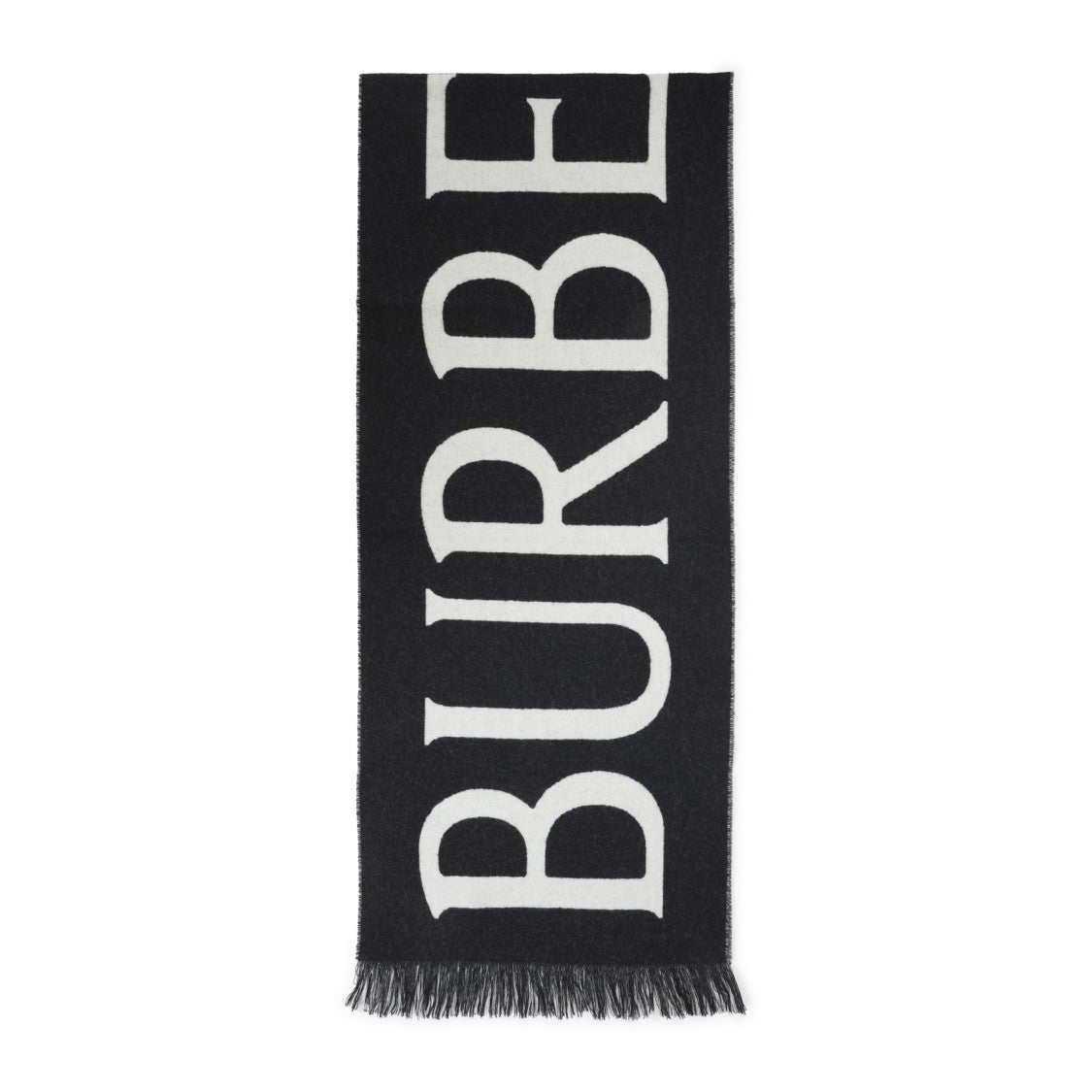 Burberry Long Rectangular Wool Scarf