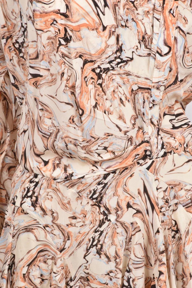 Isabel Marant Silk Chiffon Dress - Beige