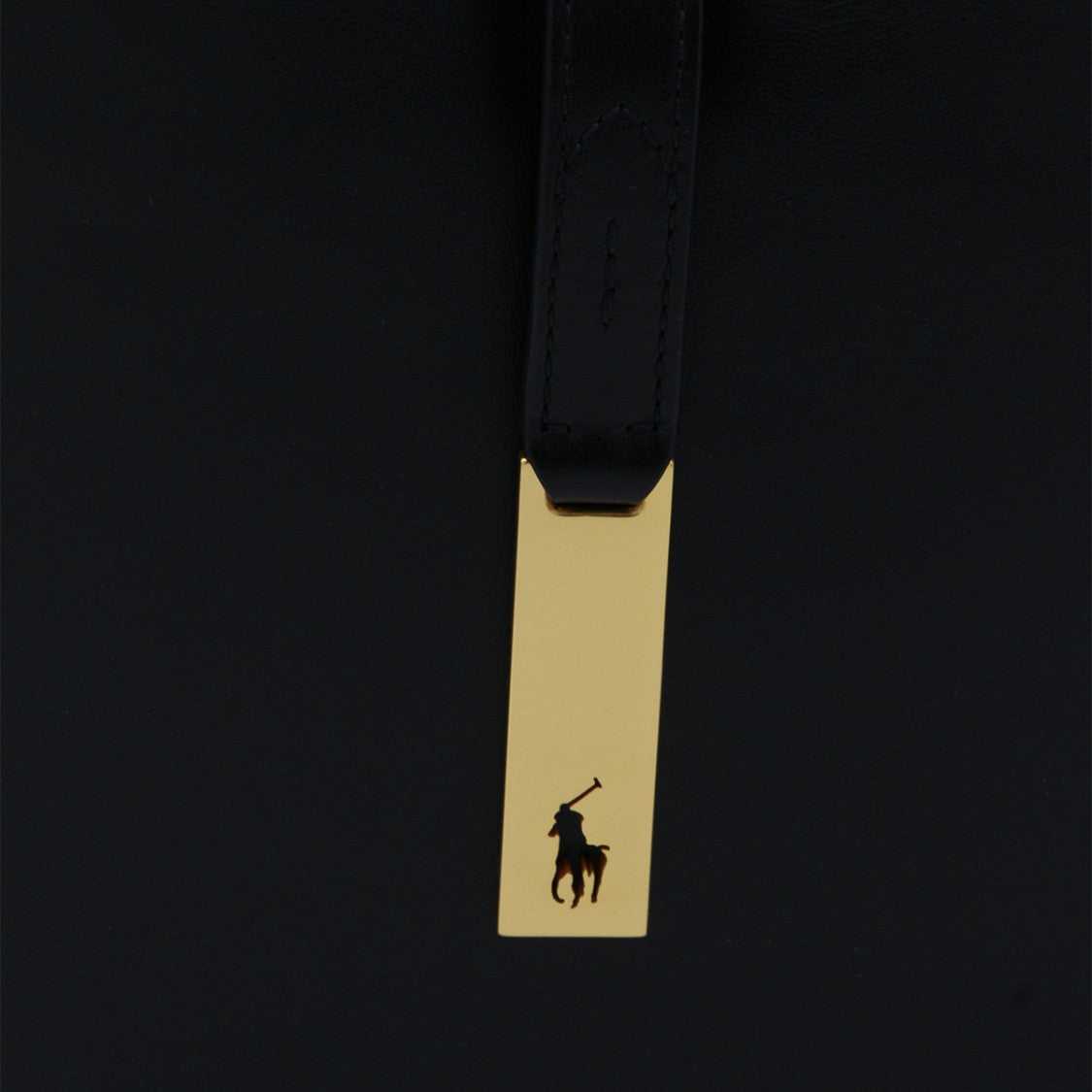 Polo Ralph Lauren Black Rounded Shoulder Bag