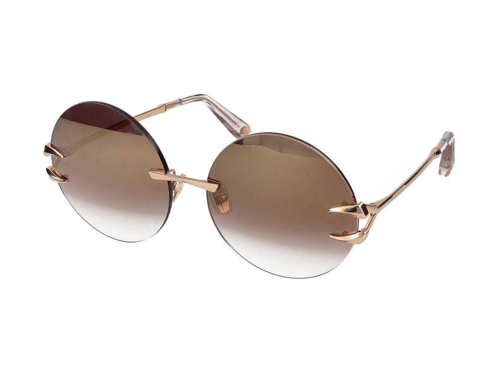 Roberto Cavalli Sunglasses Roberto Cavalli Src006 8Fcg Oro Ramato Lucido 63/17/140