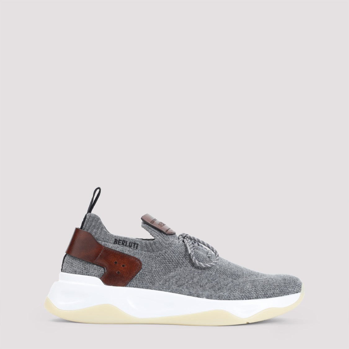 Berluti Grey Textile Sneakers