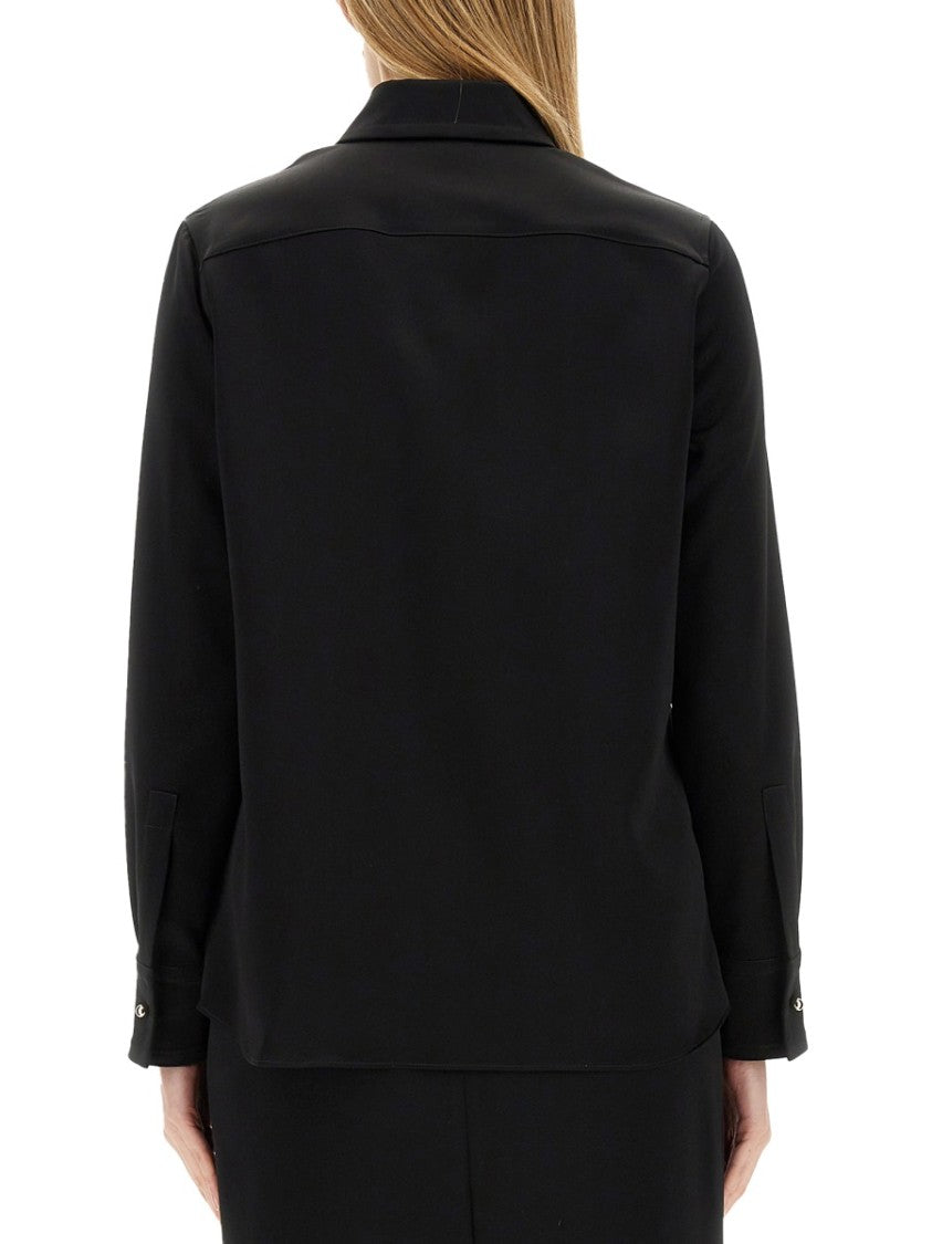 Lanvin Crepe De Chine Shirt With Button-Down Front