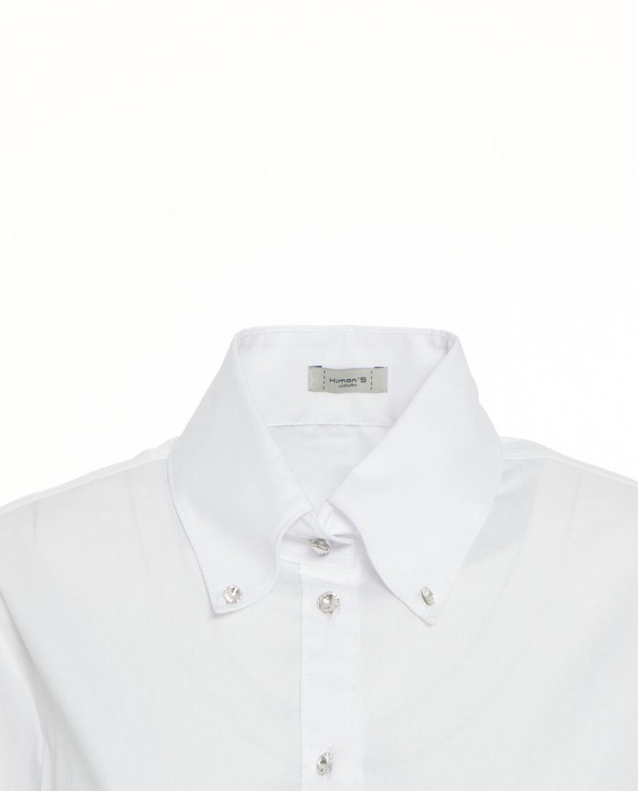 Himon's Button-Down Collar Blouse