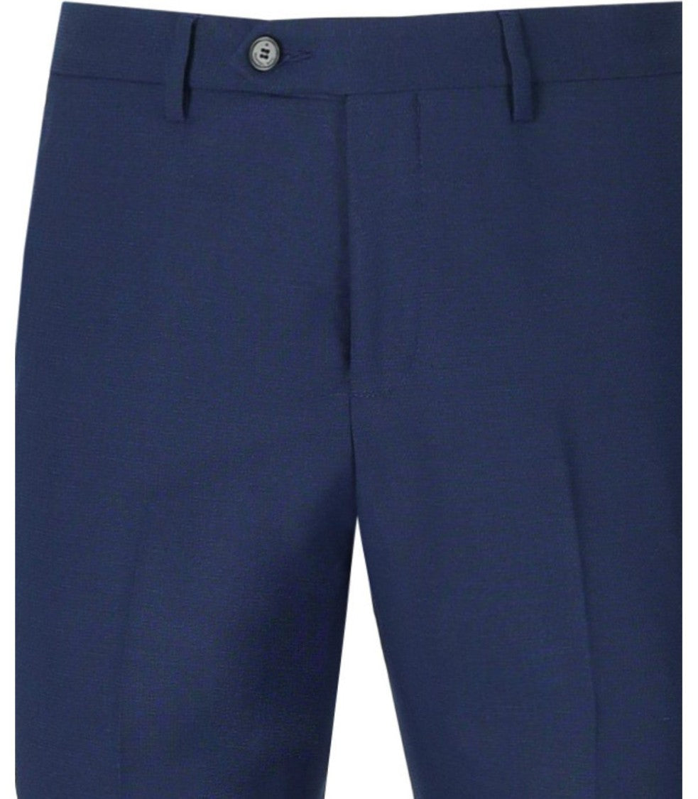 Manuel Ritz Tailored Bright Blue Suit