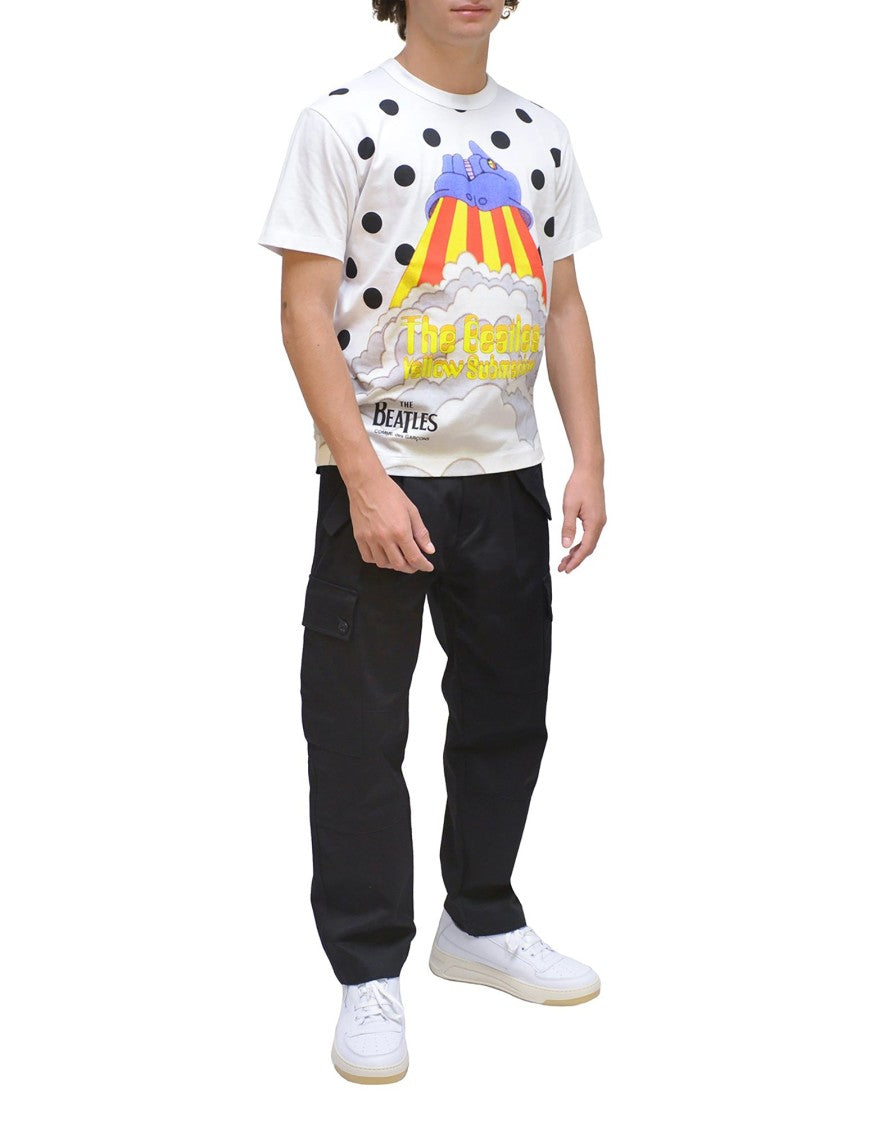 Comme Des Garçons Polka Dot Graphic T-Shirt Inspired By The Beatles