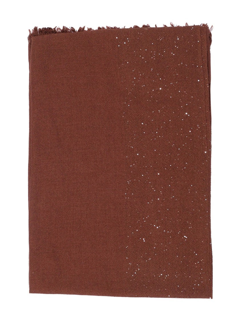 Faliero Sarti Kundy Rectangular Scarf With Sparkling Embellishments