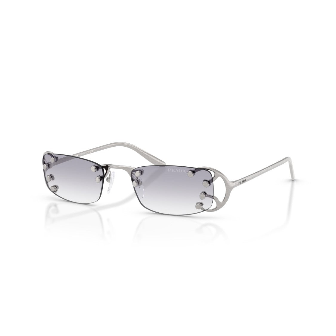 Prada 0Pr C57s Rectangular Gradient Lens Sunglasses