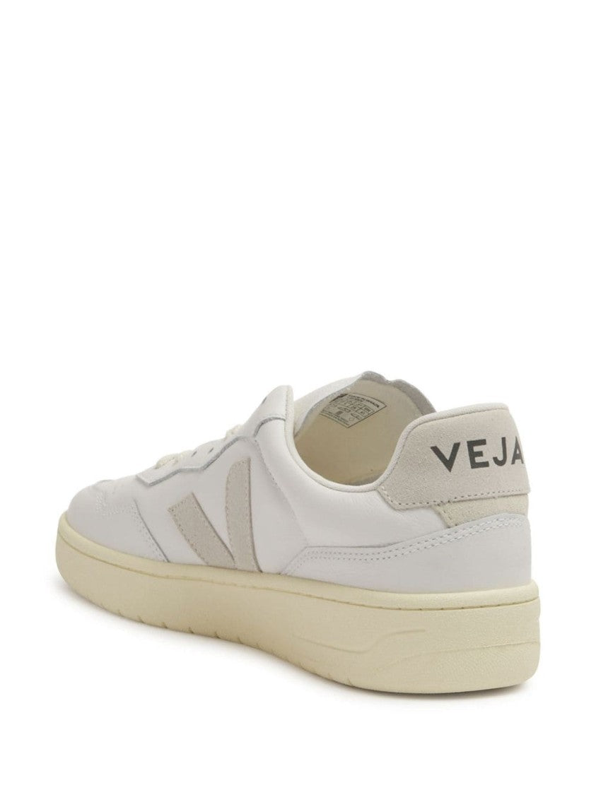Veja White Sneakers With Organic Traced Leather