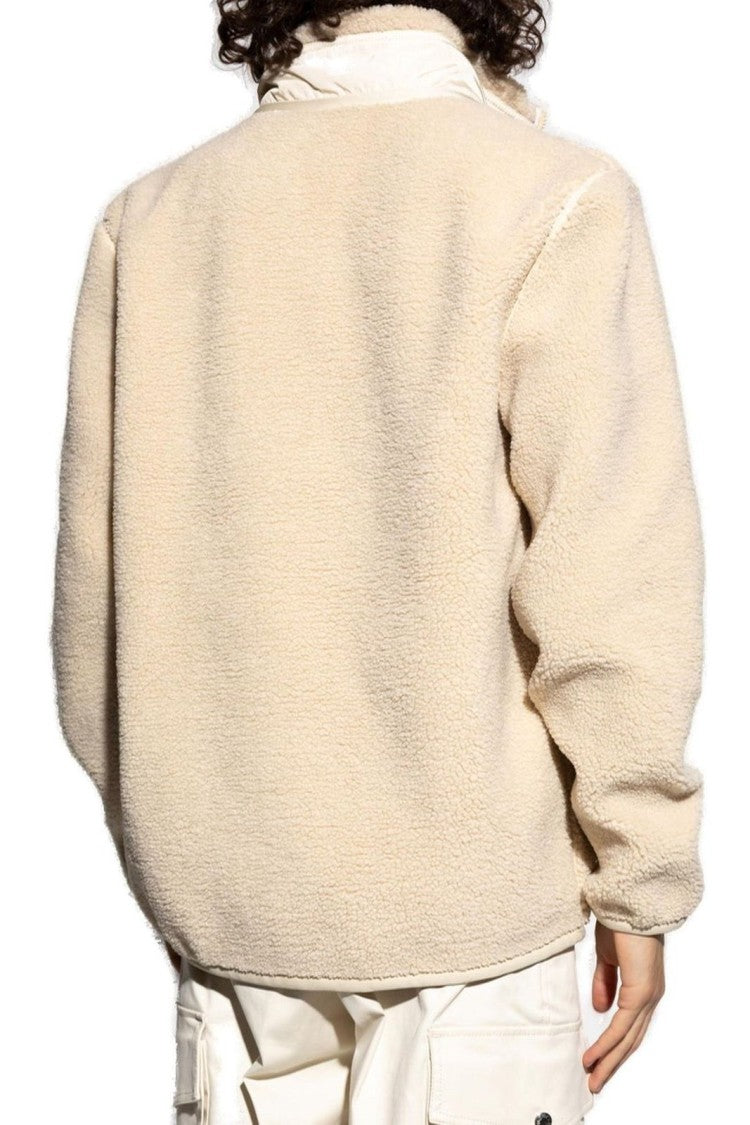 Moncler Relaxed Fit Zip-Up Fleece Cardigan