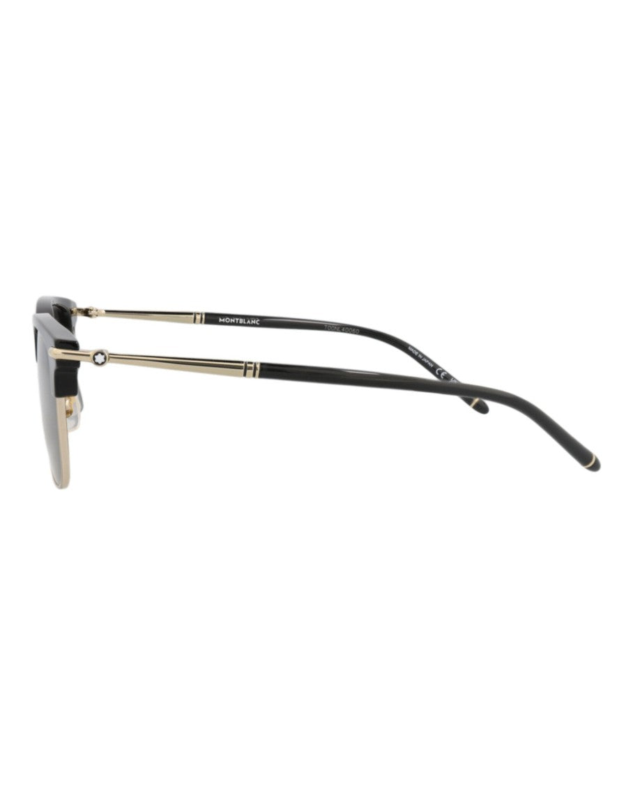 Montblanc Square-Frame Recycled Acetate Sunglasses
