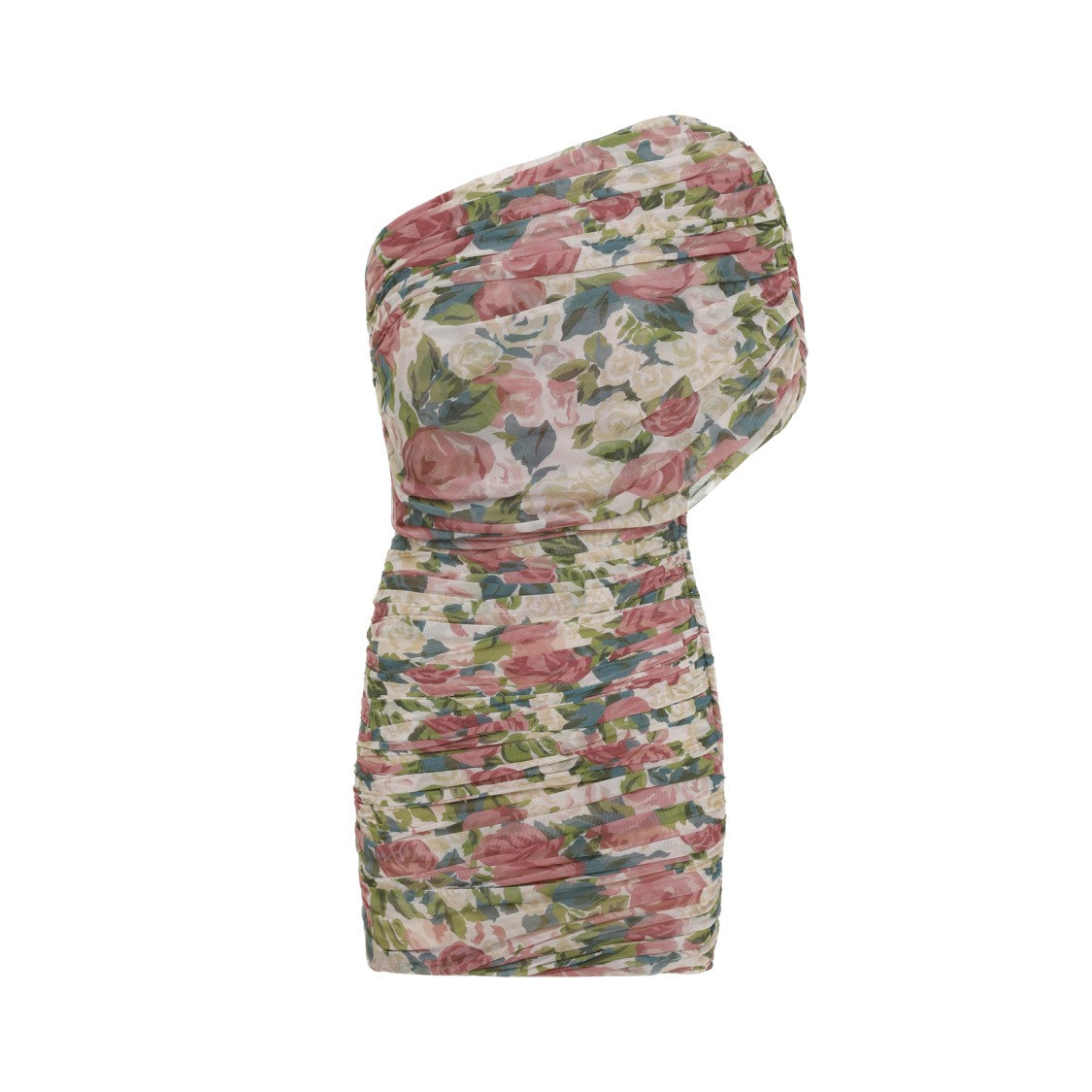 Saint Laurent Multicolor Asymmetrick Mini Dress