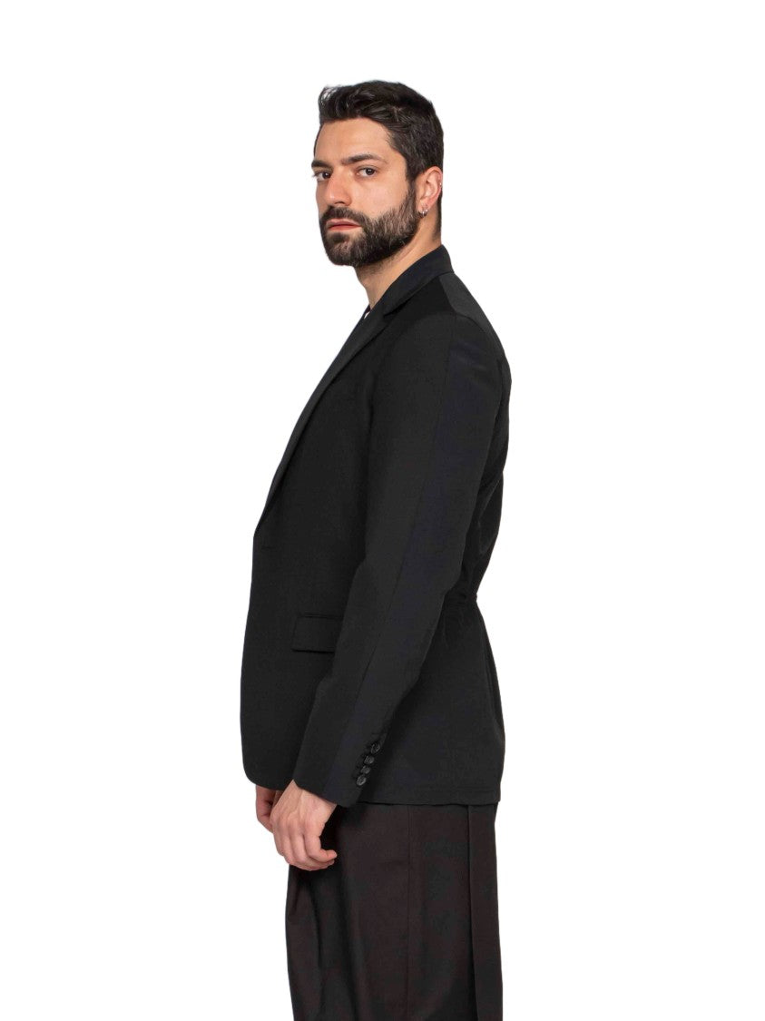 Moschino Black Notch Lapel Tailored Blazer