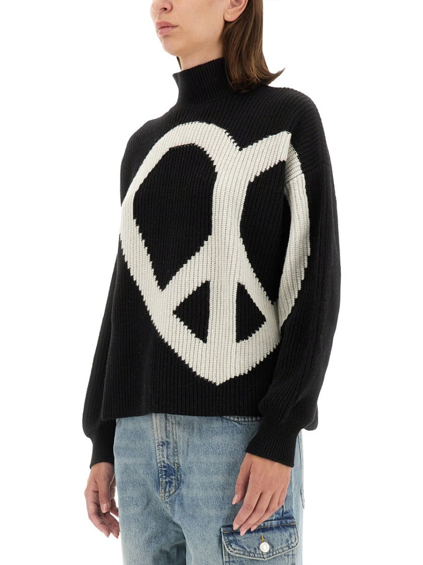 Moschino Oversized Black Sweater