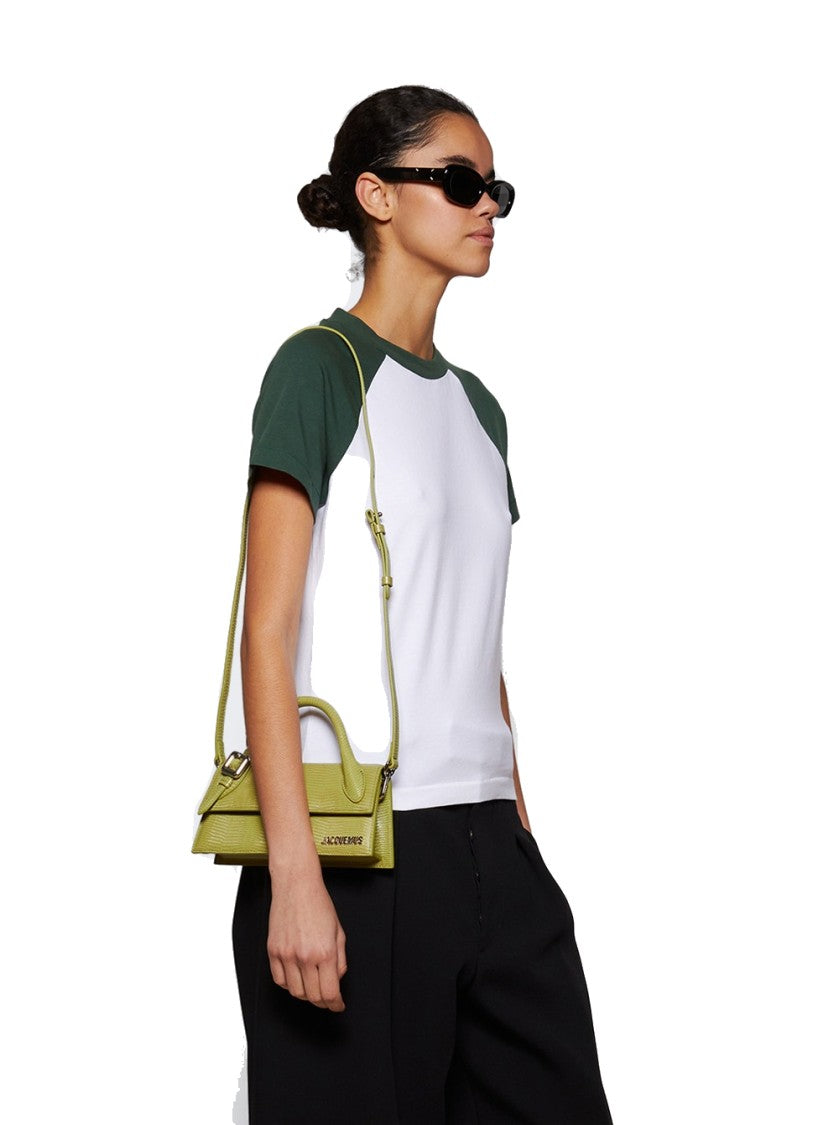 Jacquemus The Long Chiquito Handbag With Buckle Green