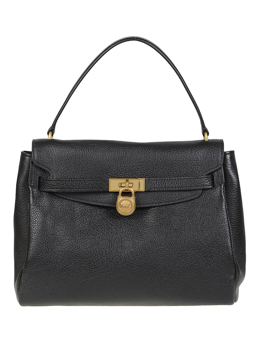 Michael Kors Large Hamilton Moderne Leather Flap Satchel
