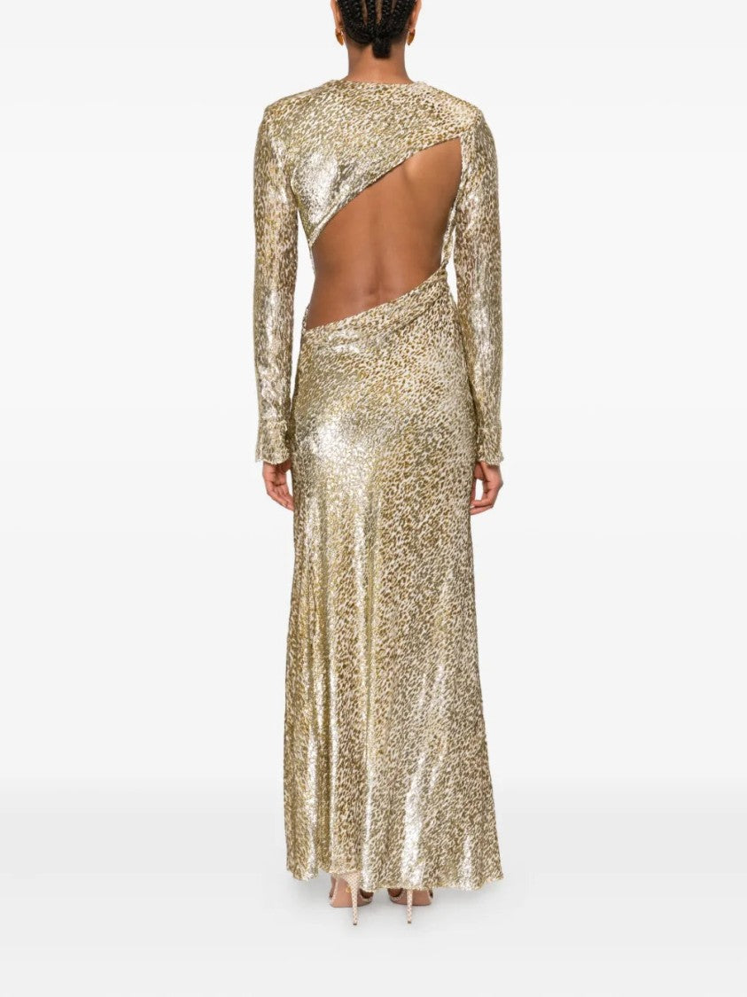 Self-Portrait Long-Sleeved Maxi Dress