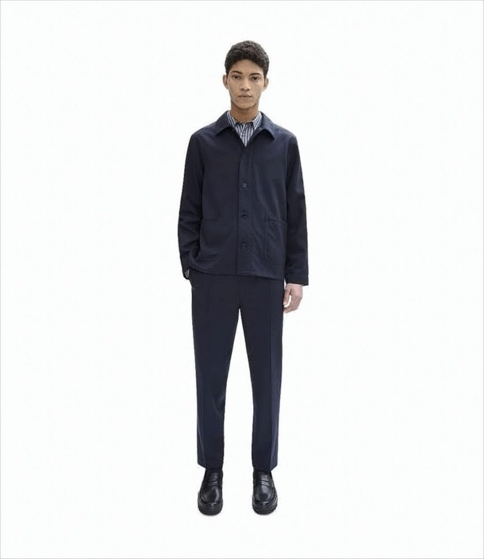 A.P.C. Minimalist Wool Jacket With Classic Collar