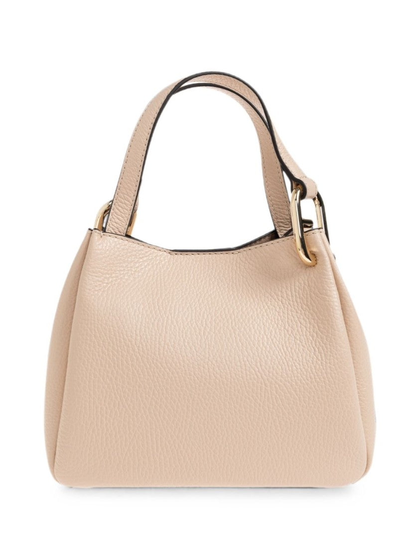 Furla Textured Leather Top Handles Handbag