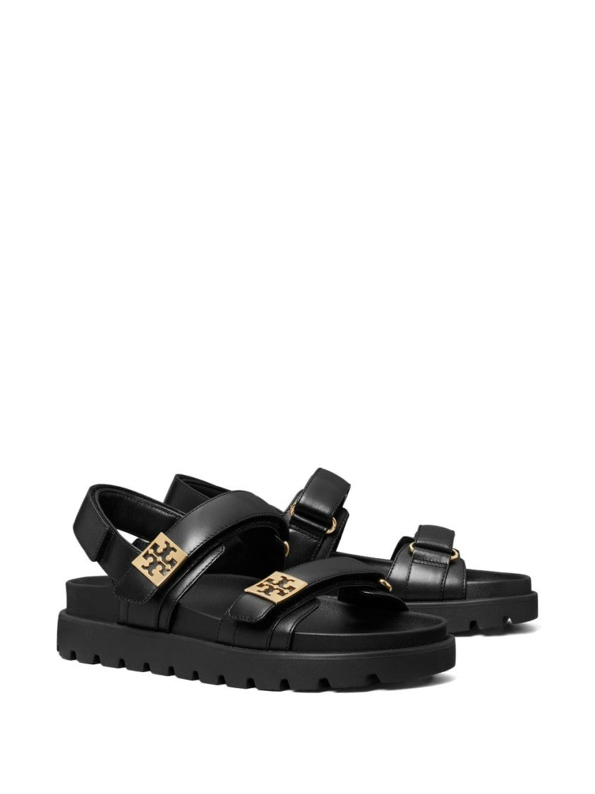 Tory Burch Elevated Sport Sandals With Touch-Strap Closure And Logo Hardware