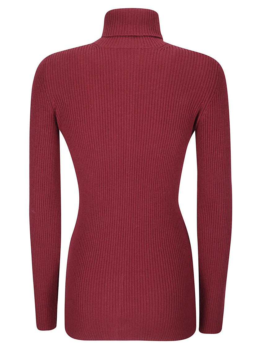 Yohji Yamamoto Ribbed High Neck Sweater