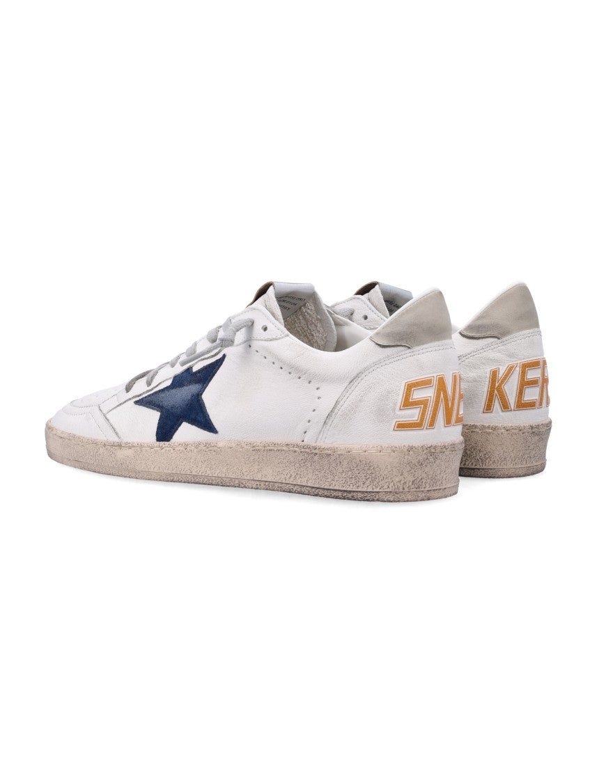 Golden Goose White Ball Star Leather Sneakers