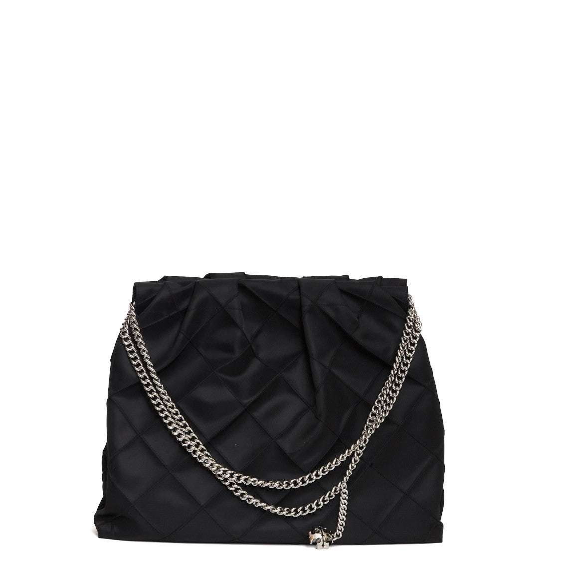 Tory Burch Fleming Nylon Quilted Trapuntatura Hobo Bag