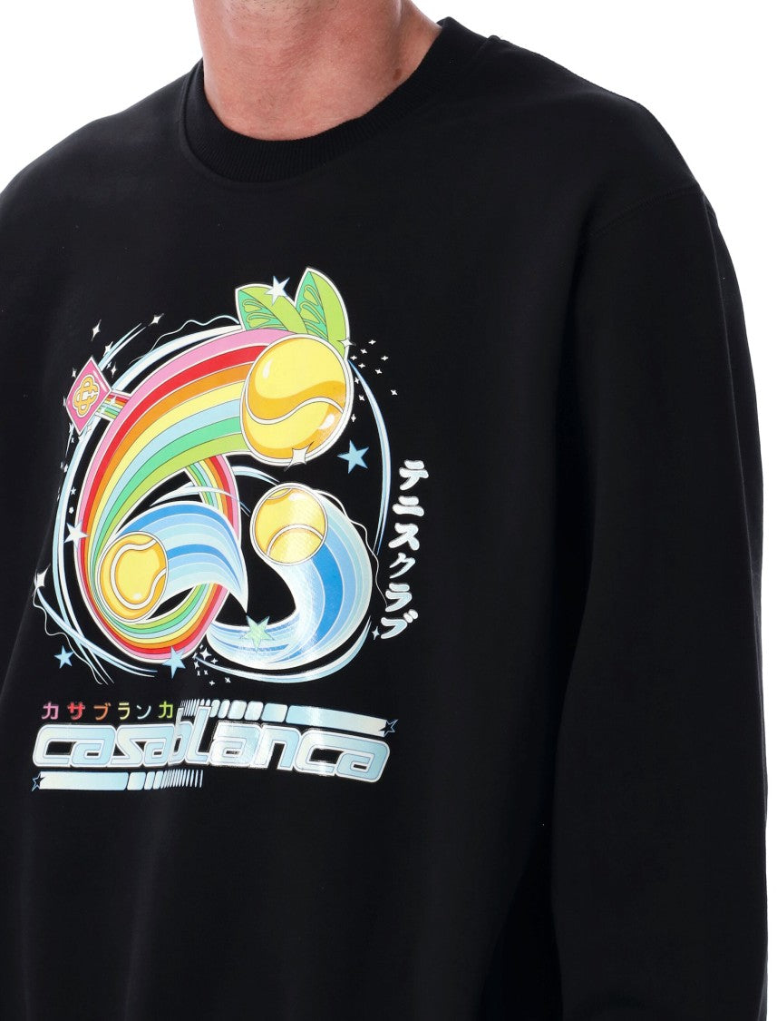Casablanca Manga Tennis Ball Sweatshirt