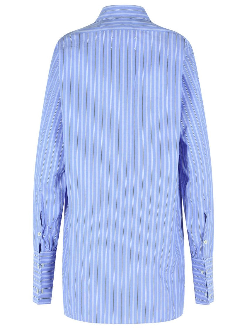 Maison Margiela Light Blue Cotton Shirt