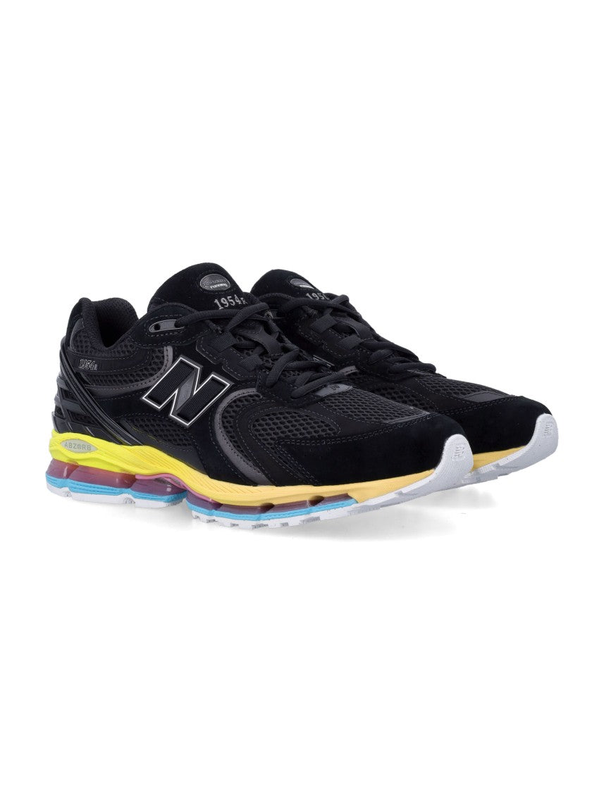 New Balance Black 1954R Mesh Synthetic Athletic Sneakers