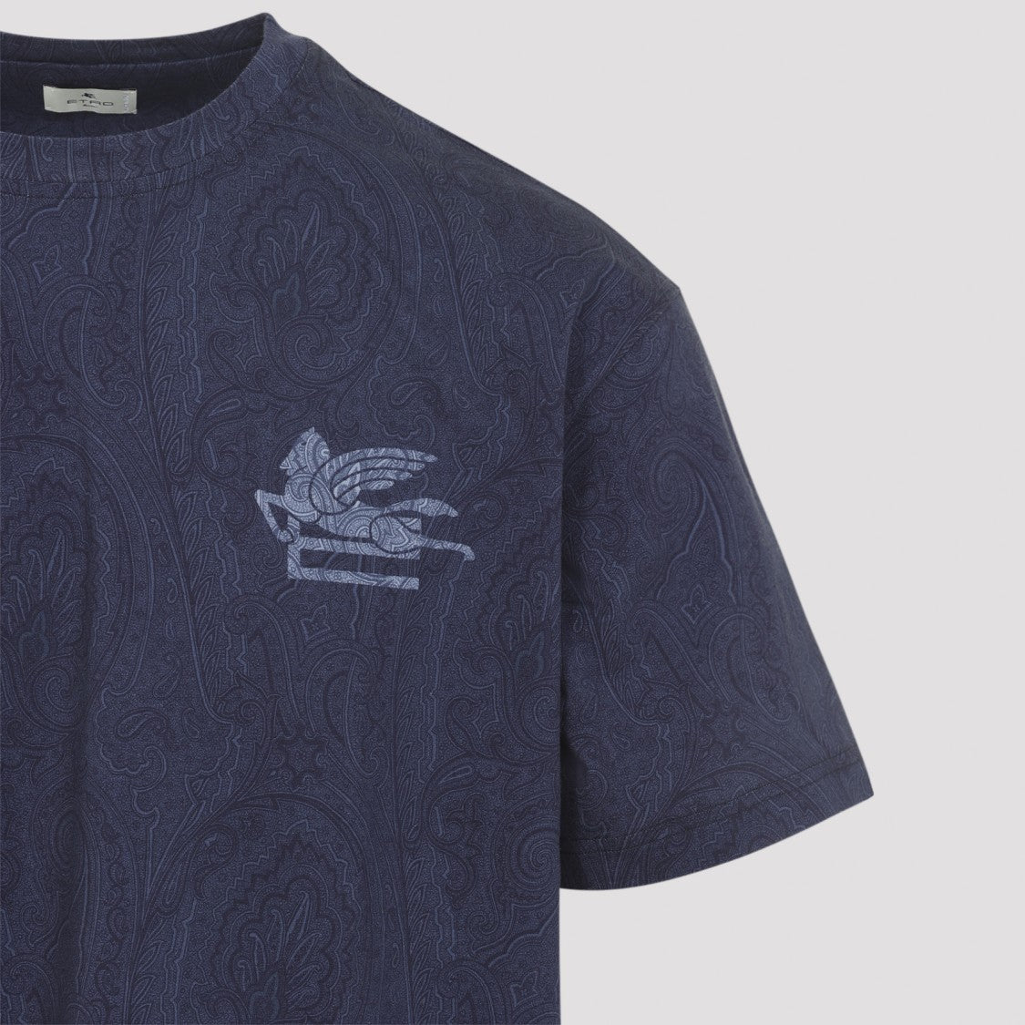 Etro Blue Cotton Soho T-Shirt