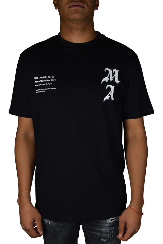 Amiri Graphic Print Black Crew Neck T-Shirt