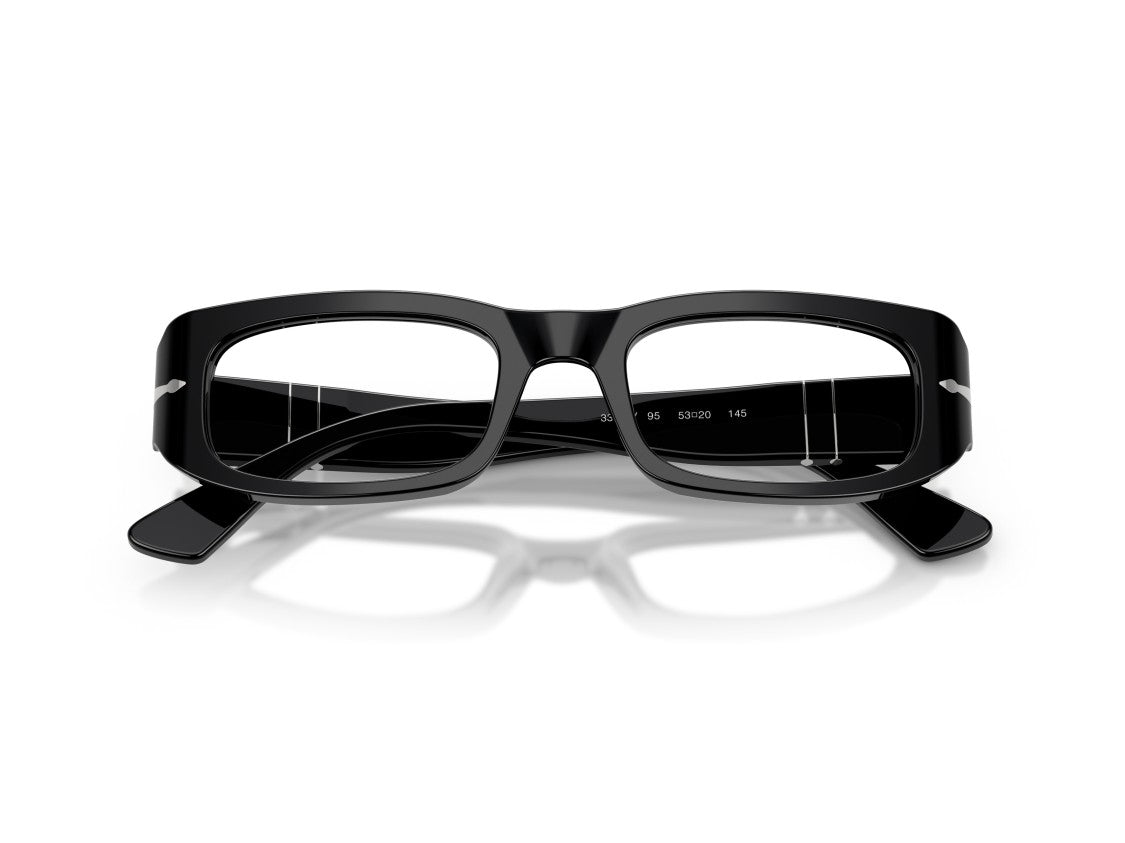 Persol Silver 0Po3388v Oversized Square Sunglasses