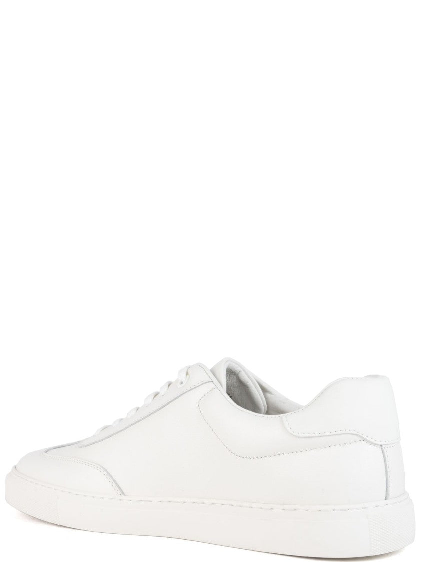 Sergio Moretti White Cow Leather Trainers