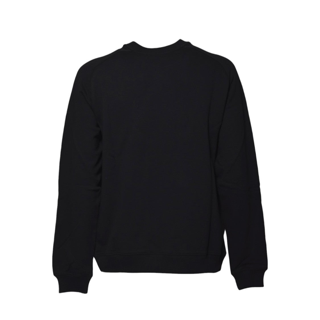 Msgm Black Cotton Crewneck Sweatshirt