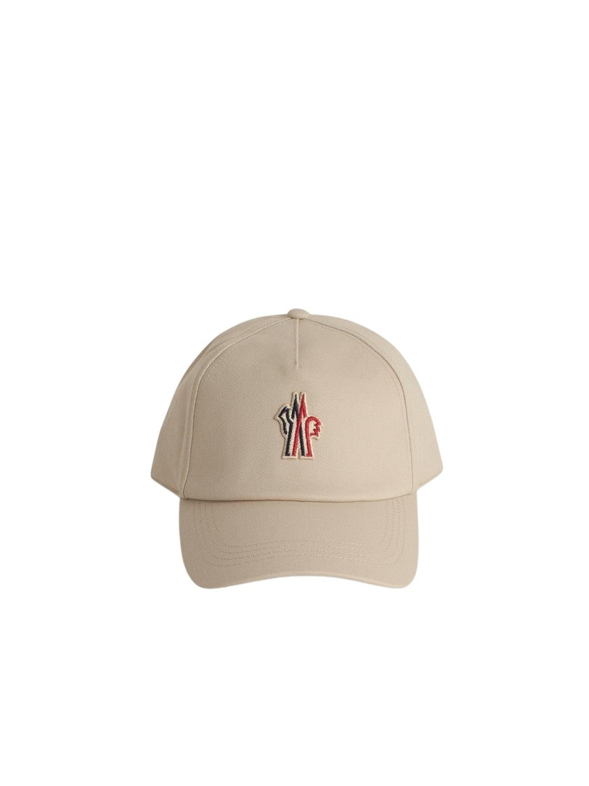 Moncler Grenoble Cream Cotton Cap
