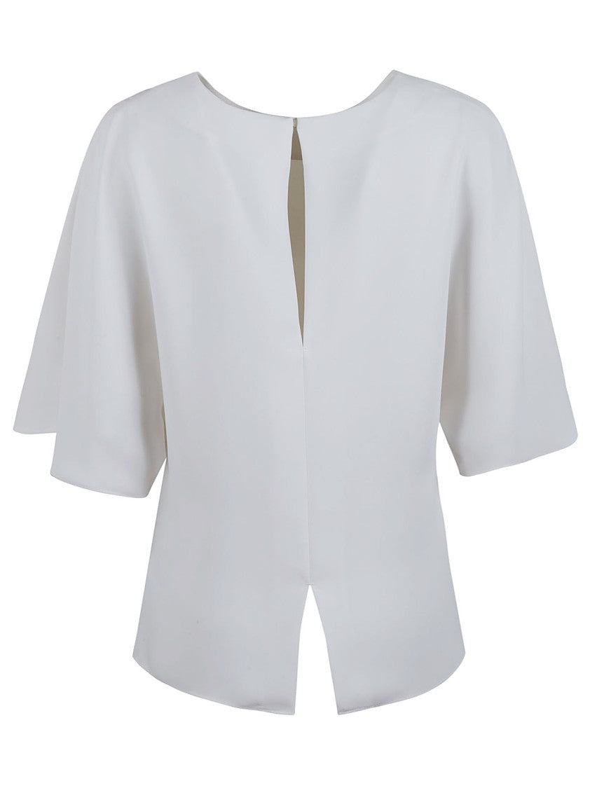 P.A.R.O.S.H. Relaxed-Fit Top With Wide Sleeves And Keyhole Detail