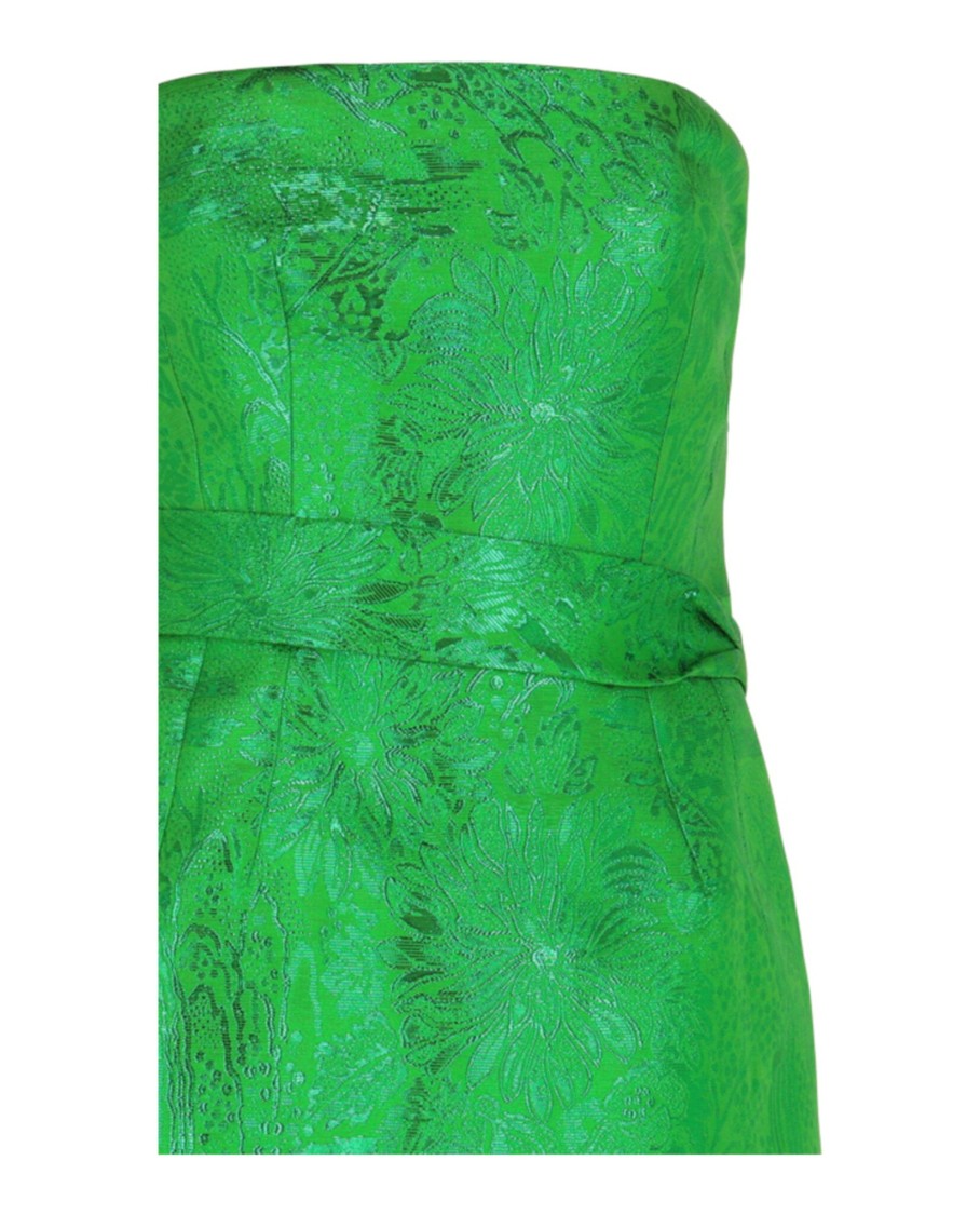 Givenchy Floral Jacquard Bustier Dress