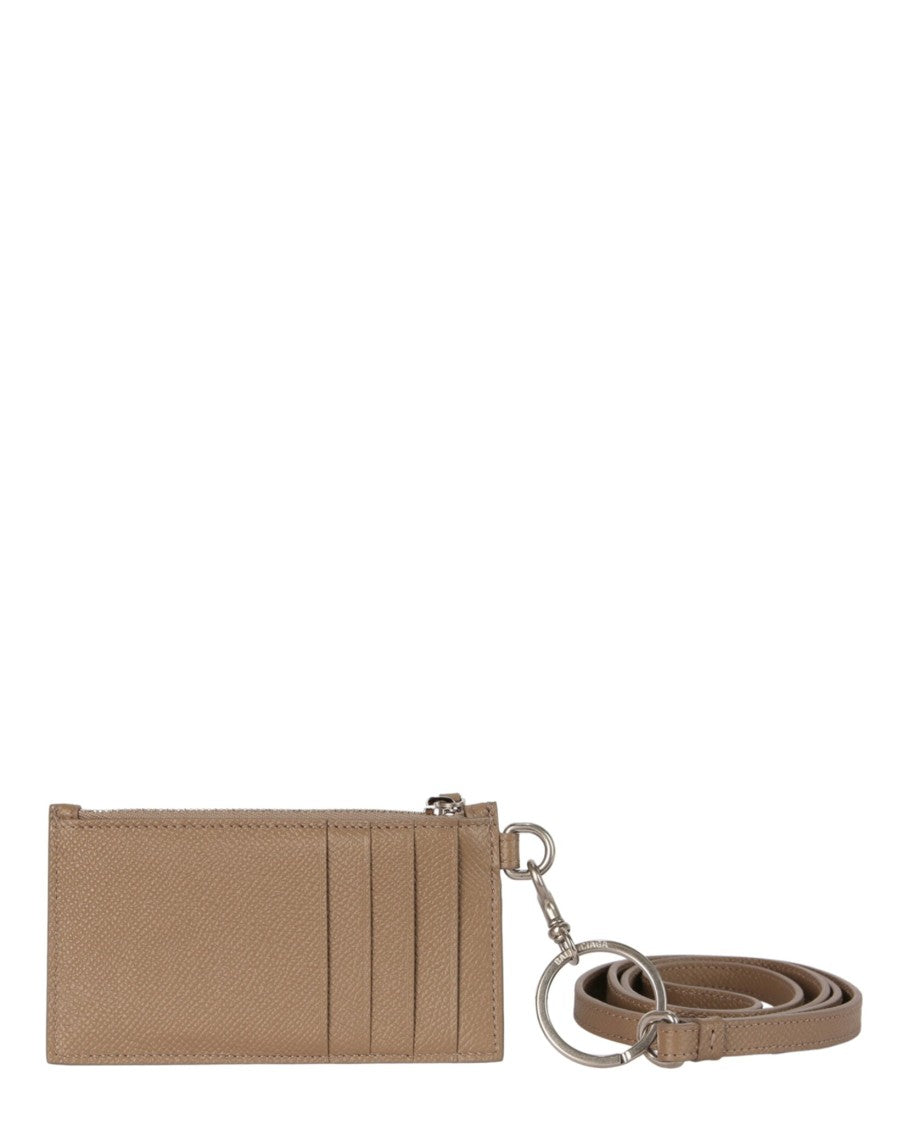 Balenciaga Cash Coin And Card Case With Strap