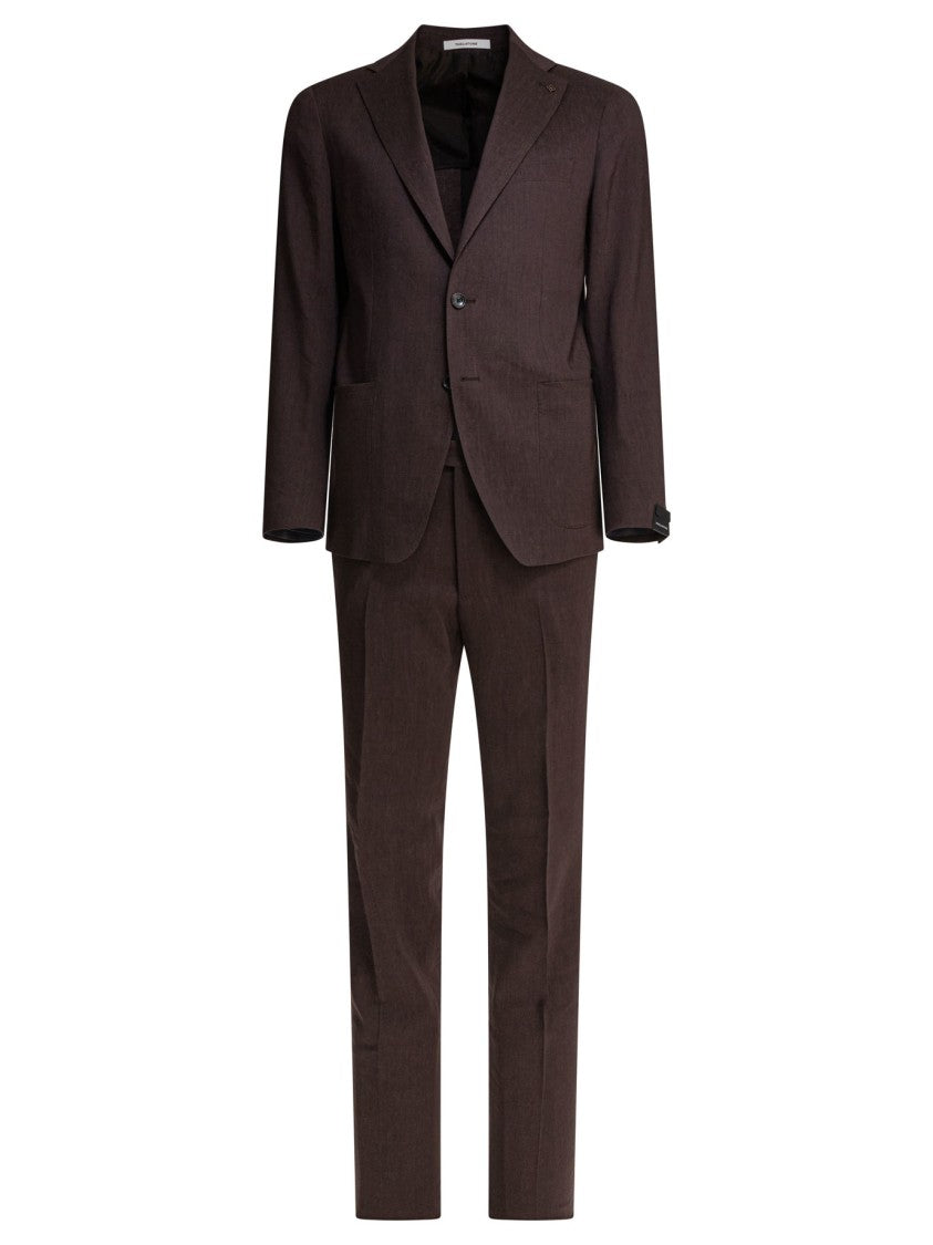 Tagliatore Brown Tailored Suit