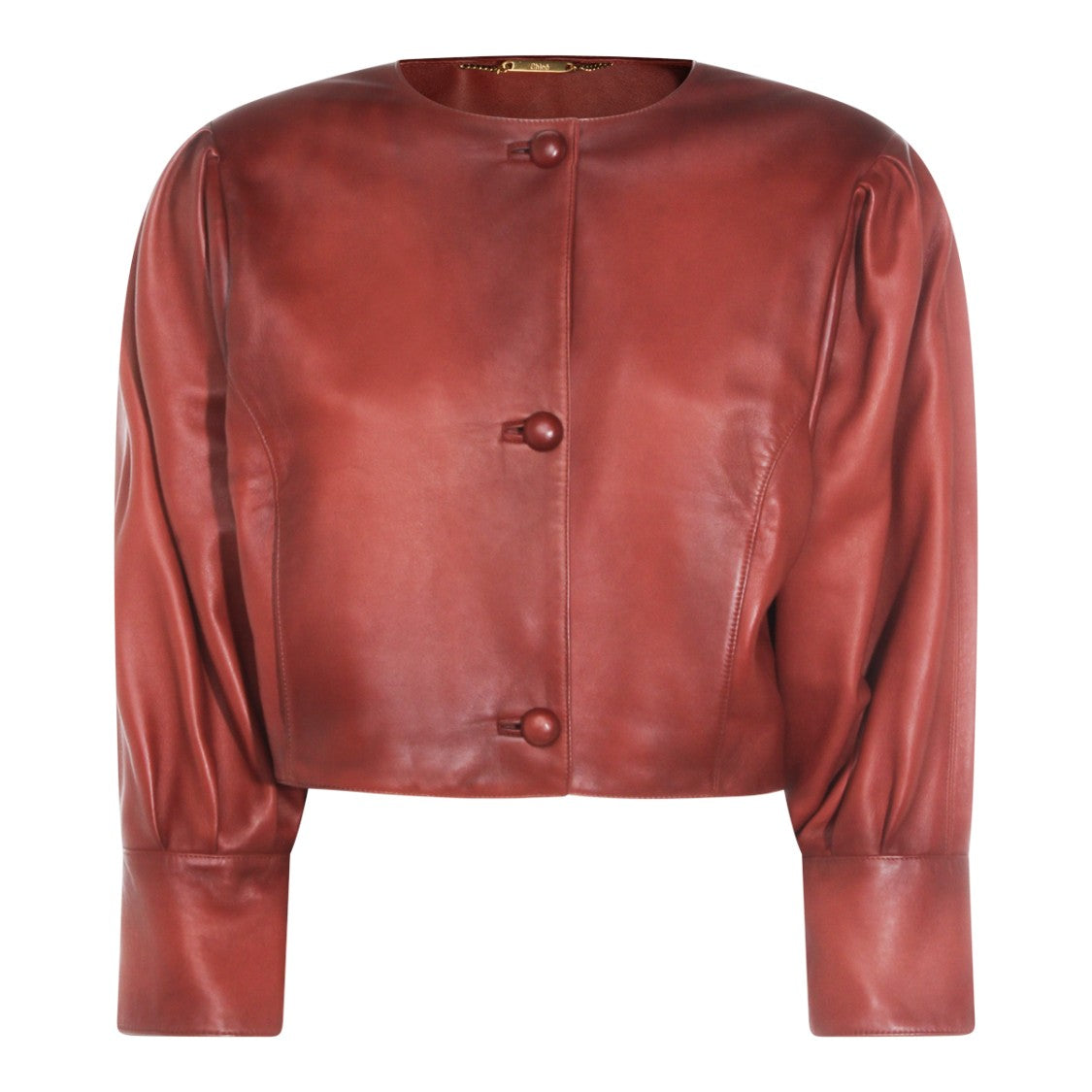 Chloé Brown Leather Jacket