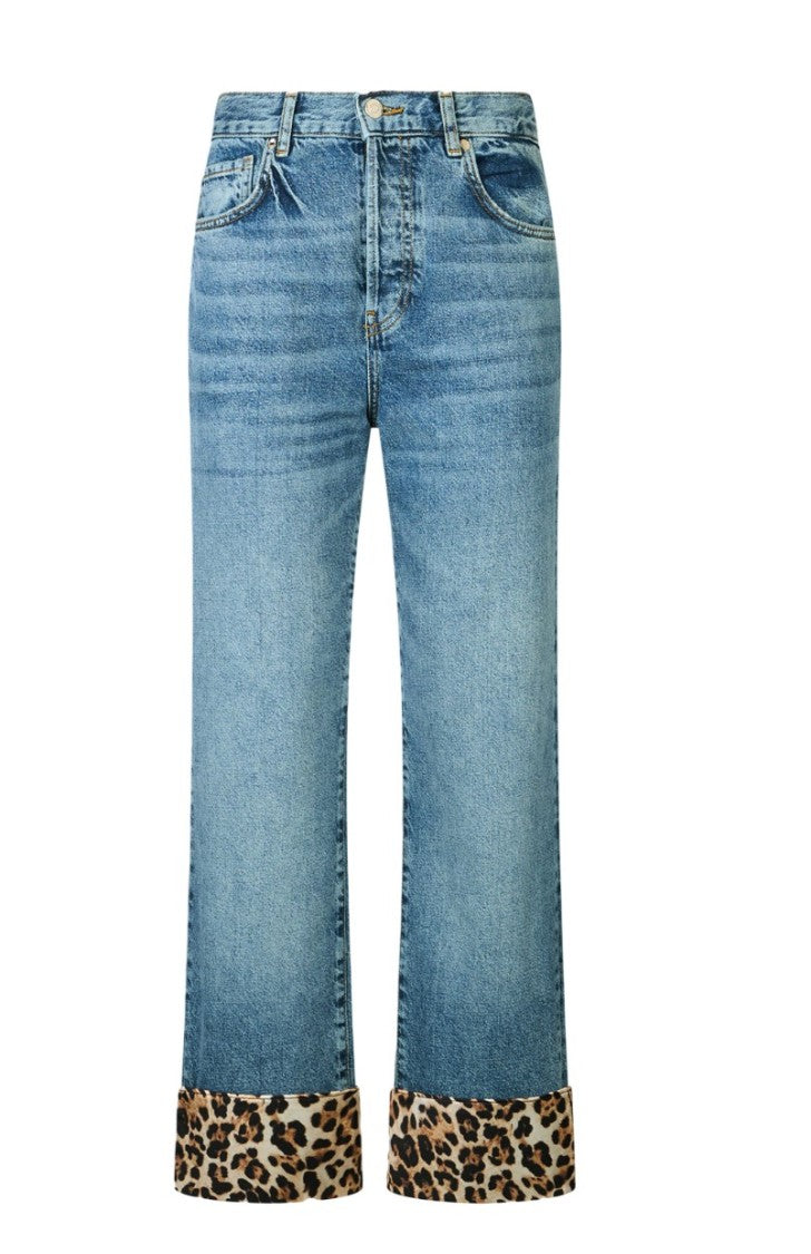 Liu Jo Straight-Cut Cropped Denim Jeans