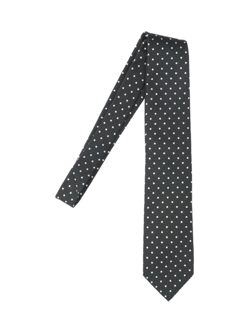 Tom Ford Polka Dot Tie, In Green Mulberry Silk